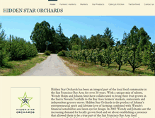 Tablet Screenshot of hiddenstarorchards.com